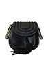 Hudson Studded Bag, &pound;395, Handbags, Black, Leather, Front view